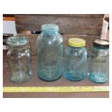 Four Blue Jars