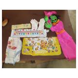 Smokey The Bear Bandana, Gloves & Halloween Lot