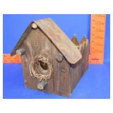 Wood Bird House Planter