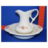 Ceramic Bowl and Pitcher