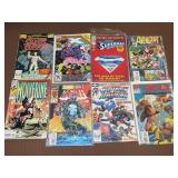 Eight Vintage Superhero Comics