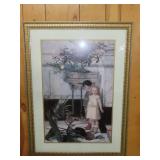 The Broken Flower Pot by Jan Frans Verhas Framed