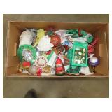 Box Lot of Christmas Decorations