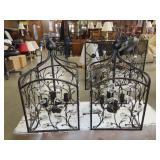 Pair of Hanging Light Fixtures