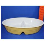 Sur La Table Stoneware Divided Baking Dish - 13.5"