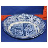 Liberty Blue Minute Men Bowl - 9"