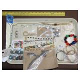 Tray Lot of Costume Jewelry