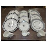 Sante Fe RR Ancient Mimbreno Dinnerware