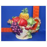 Ceramic Fruit Basket Teapot
