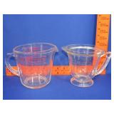Two Glass Measuring Cups
