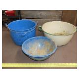 Three Pieces of Enamelware