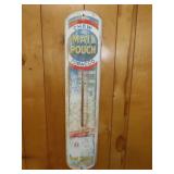 Metal Mail Pouch Tobacco Thermometer