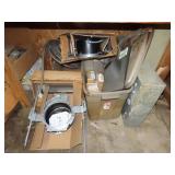 Shelf/Bin Lot of HVAC & Electrical Parts