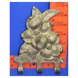 Brass Flower Wall Hook
