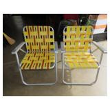 2 Outdoor Folding Chairs