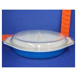 Pyrex Blue Divided Casserole