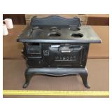 Antique Cast Iron Mascot Salesman Sample Stove