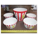 Tabletops Unlimited Popcorn Bucket Set