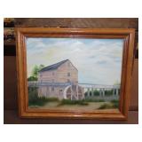 Framed Mill Oil on Canvas - 16x14