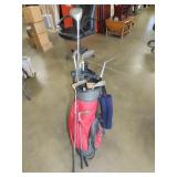 Golf Clubs w/ Caddy
