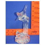 Art Glass Style Mother Bird