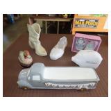 Lot of Ceramic Planters, Shakers, Etc