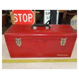 Metal Tool Box w/ Tools