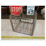 Metal Milk Crate