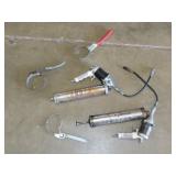 Grease Gun & Oil Filter Wrench Lot