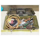 Plastic Toolbox w/ Contents