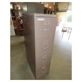Metal Four Drawer File Cabinet