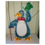 Vintage Mr Christmas Penguin Light Sculpture