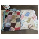 Two Quilt Style Bed Spreads