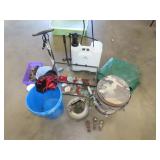 Floor Lot w/ Sprayer, Pump, Bucket, Etc