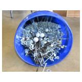 Bucket Lot of Nuts, Bolts & Hardware