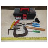 Plastic Toolbox w/ Tools