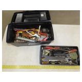 Plastic Tool Box w/ Contents