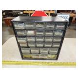 Metal Hardware Organizer w/ Contents
