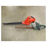 Black & Decker Battery Blower & Elec Trimmer
