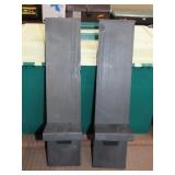 Pair of Local Beavers Wood Wall Shelfs