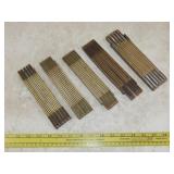 Five Folding Rulers