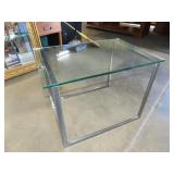 Glass Top Accent Table
