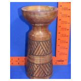 Wood Candle Stand