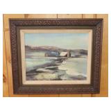 Framed Oil on Canvas - 25"x21"