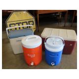 Lot of 4 Coolers