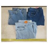 3 Pair of Jeans - Lee & Wrangler