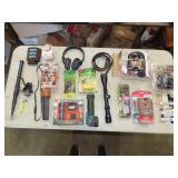 Hunting Lot w/ Trail Camera, Binoculars, Etc