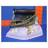 Hand Painted Vintage Electric Iron