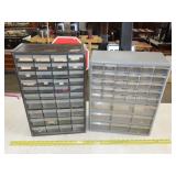 Two Plastic Hardware Organizers