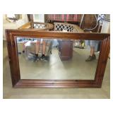 Wood Framed Wall Mirror
